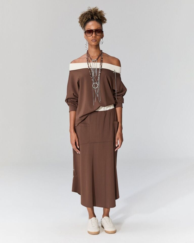 Cep detaylı spor şık etek