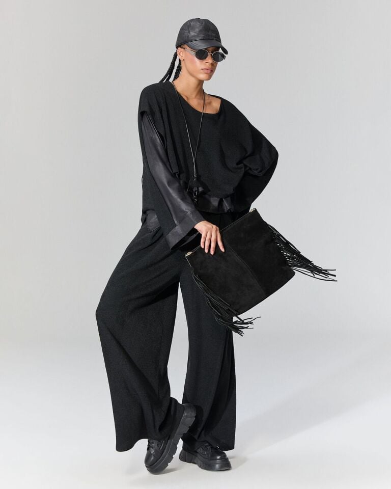 Triko Salaş Kesim Pantolon