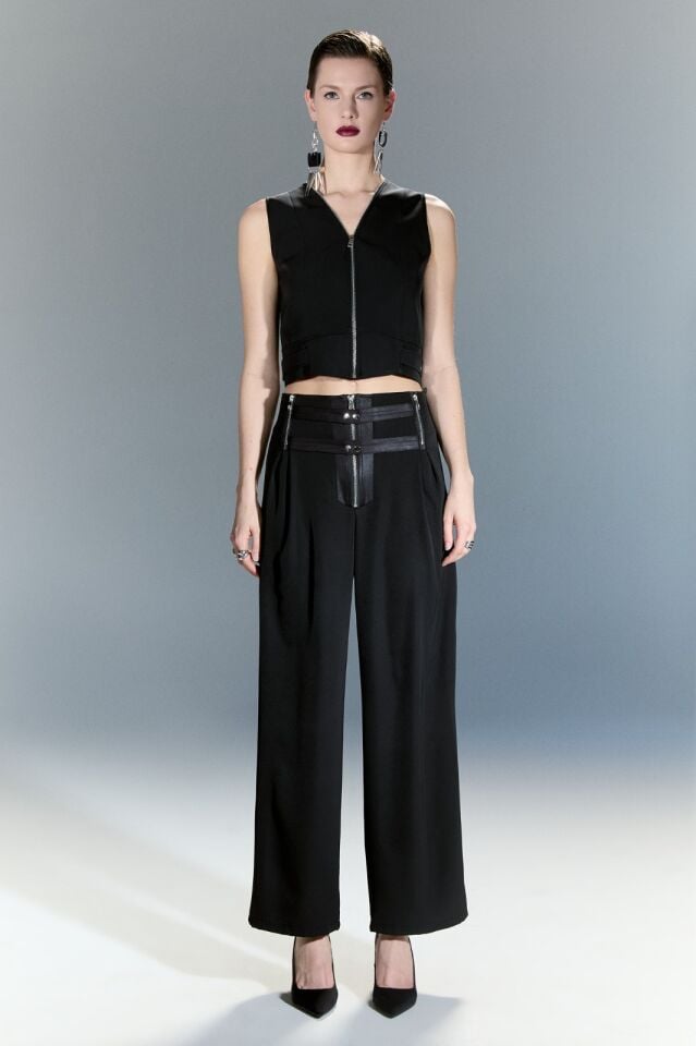 Siyah Tasarım Yelek