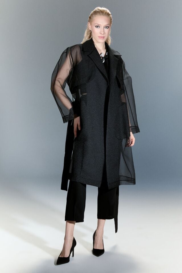 Organze Şık Tasarım Ceket