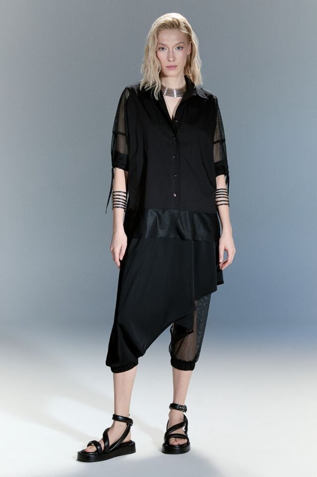 File Detaylı Tasarım Gömlek