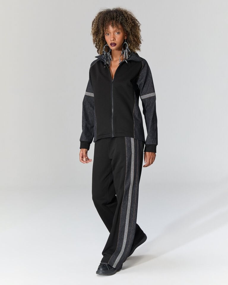 Spor Kot Detaylı Ceket