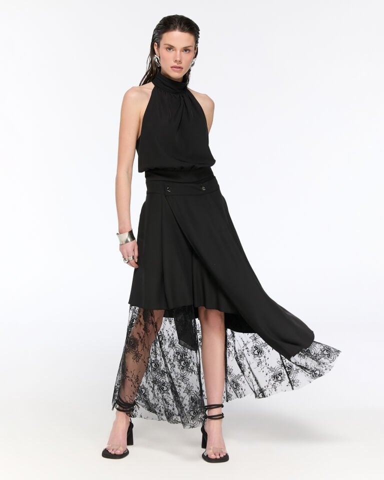 Tasarım Model Tül Detaylı Etek